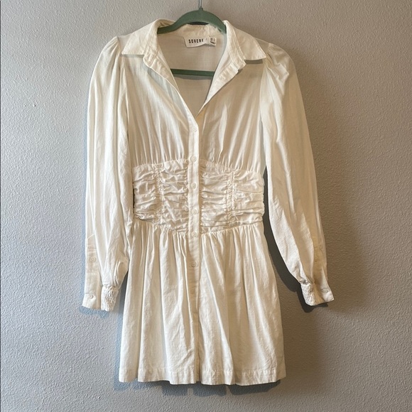 SOVERE Revolve Refresh Collared Shirt‎ Dress Chalk White Extra Small
SOVERE - Picture 2 of 6
